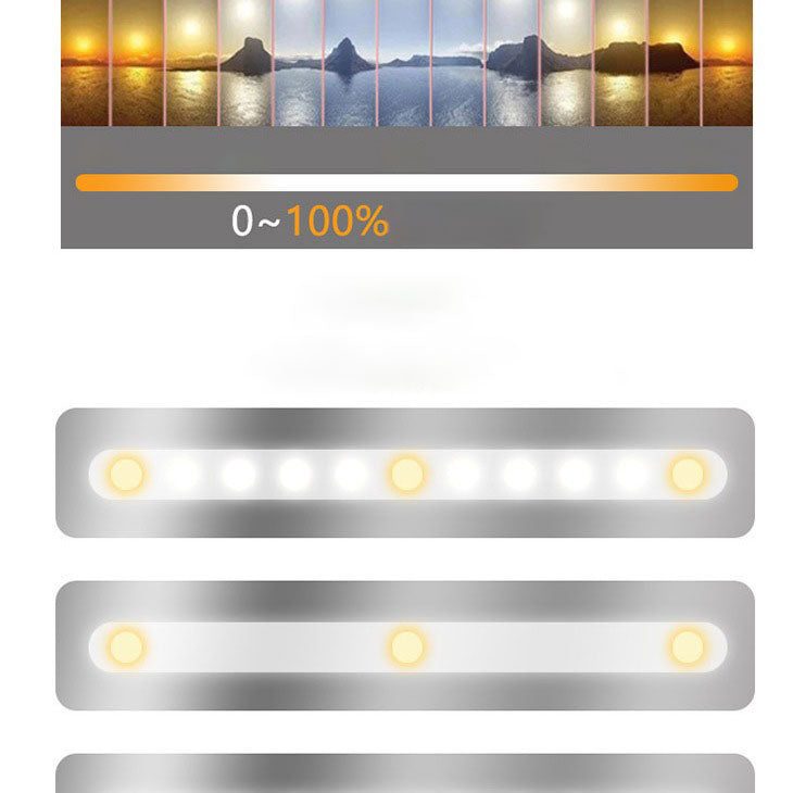 Auto-Schminkspiegel mit LED-Beleuchtung