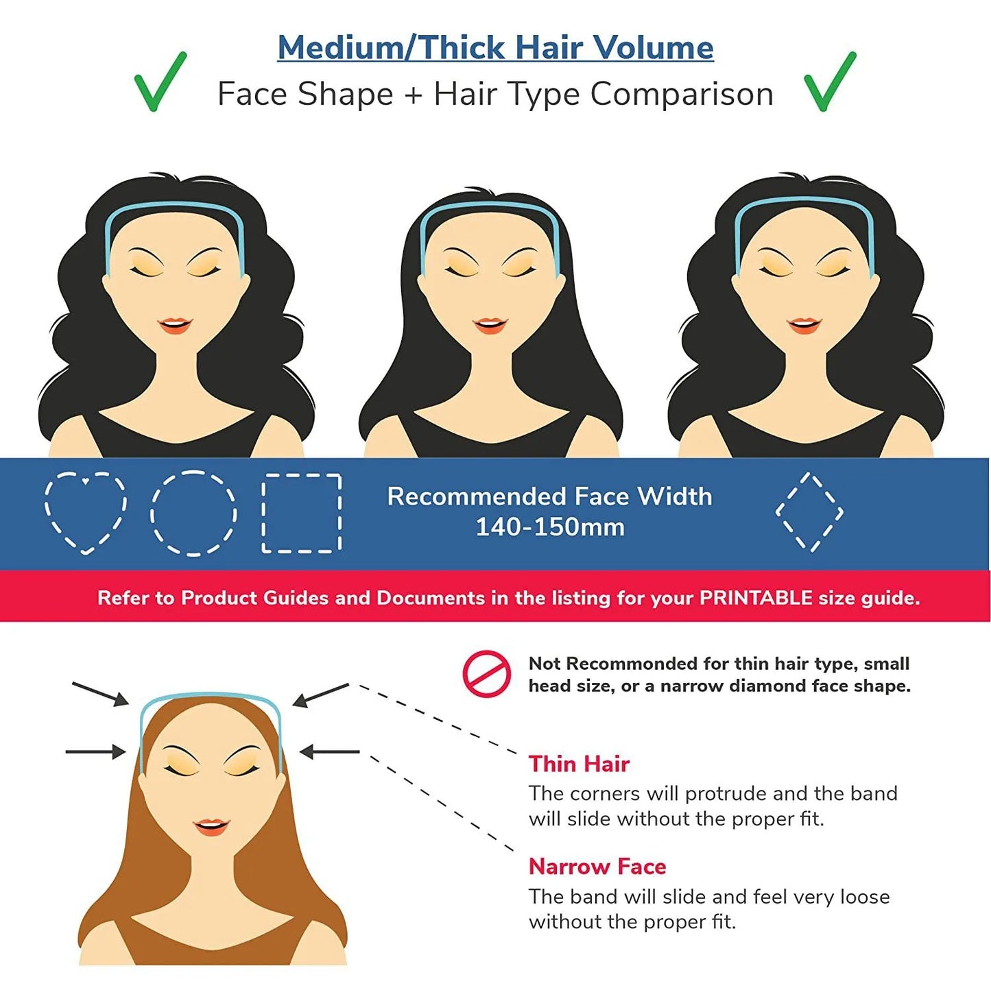 Unsichtbares Haarband