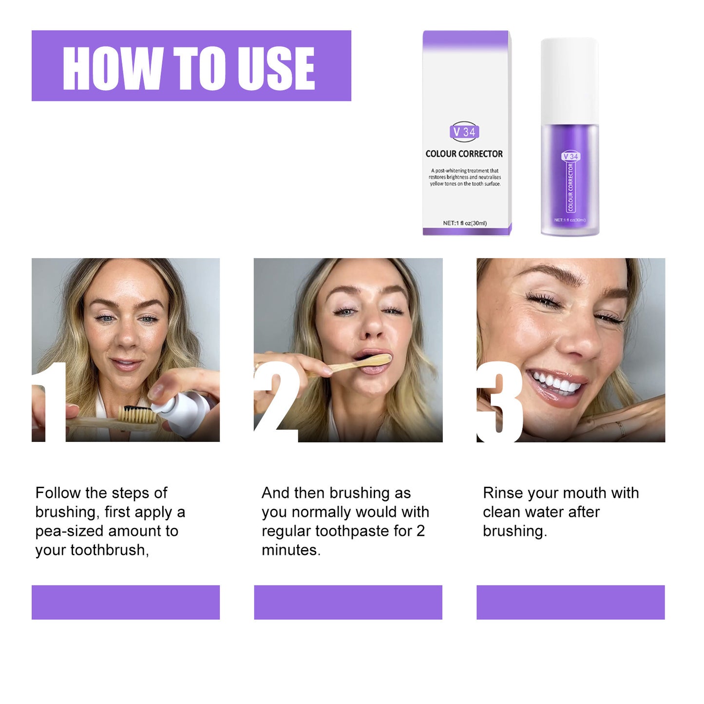 Doppelpack Zahnpasta zur Zahnaufhellung